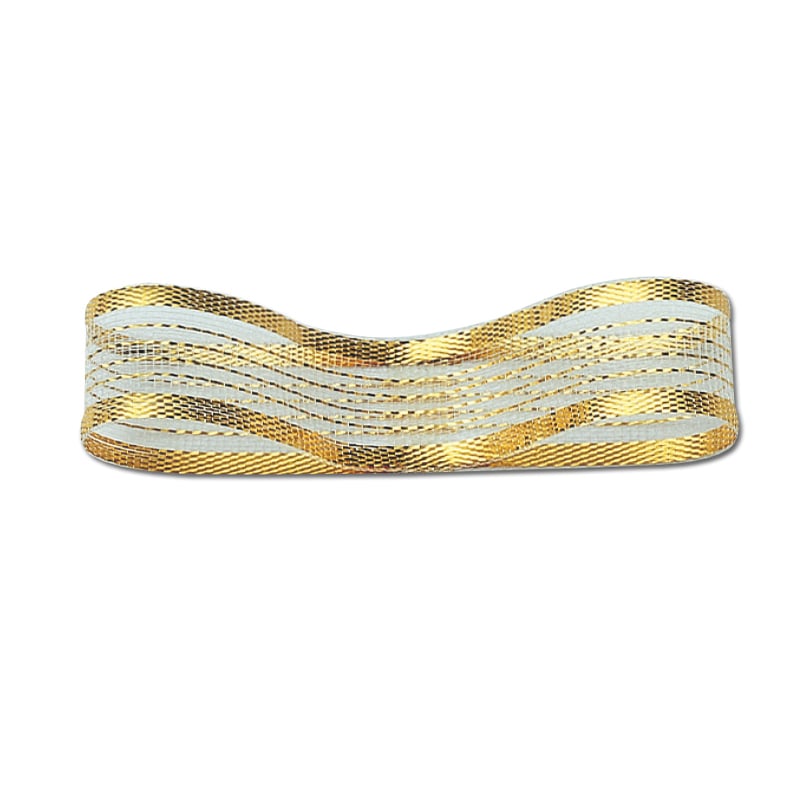 HEIKO シースルーリボン 10mm幅×30m ゴールド 1巻