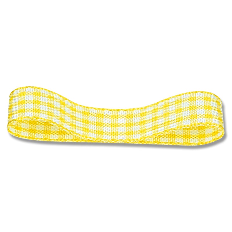 HEIKO Nギンガムリボン 14mm幅×30m キイロ 1巻