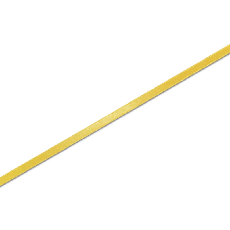 HEIKO シングルサテンリボン 6mm幅×20m カナリア 1巻