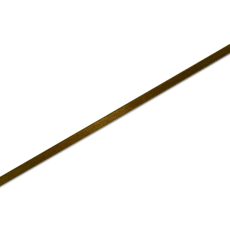 HEIKO シングルサテンリボン 6mm幅×20m ココア 1巻