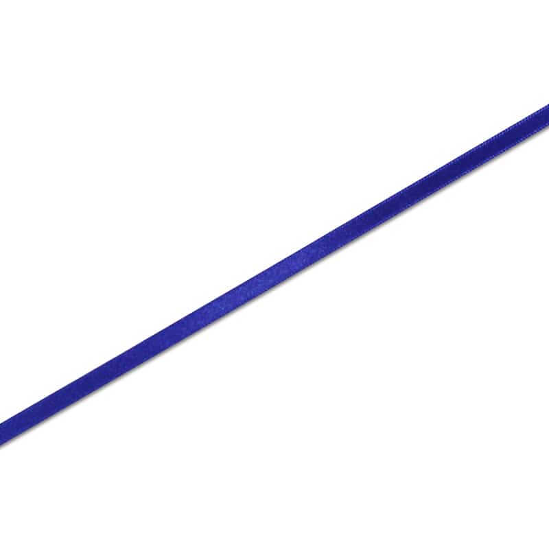 HEIKO シングルサテンリボン 6mm幅×20m 青 1巻