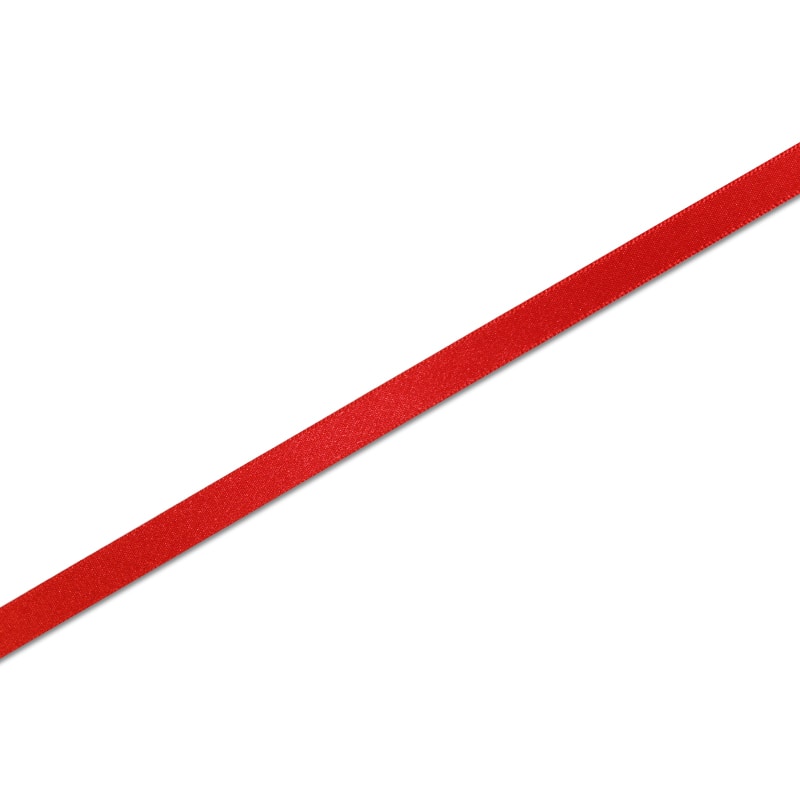 HEIKO シングルサテンリボン 9mm幅×20m 朱色 1巻