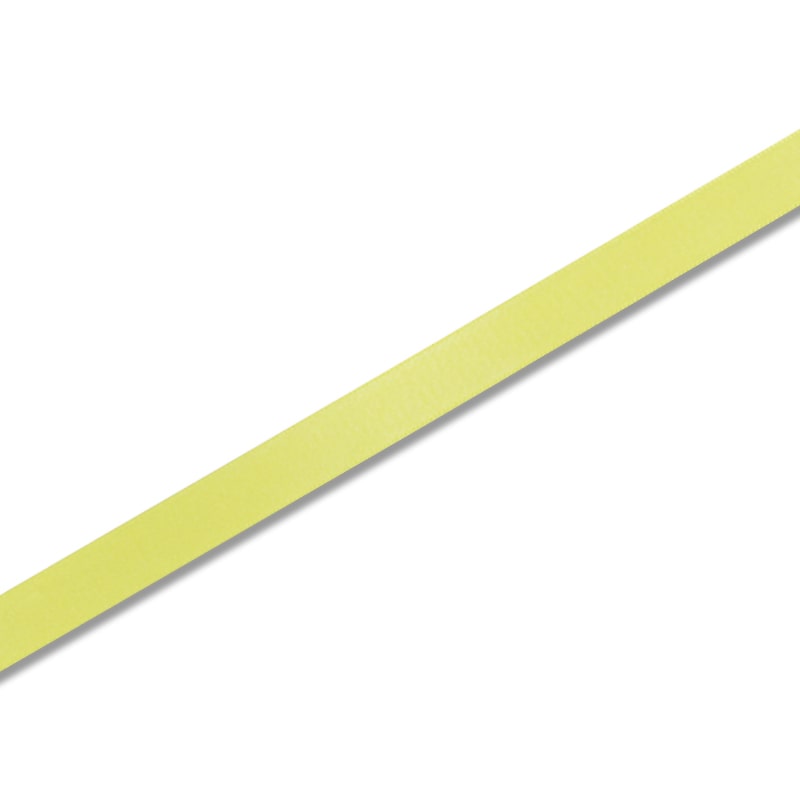 HEIKO シングルサテンリボン 12mm幅×20m 黄色 1巻