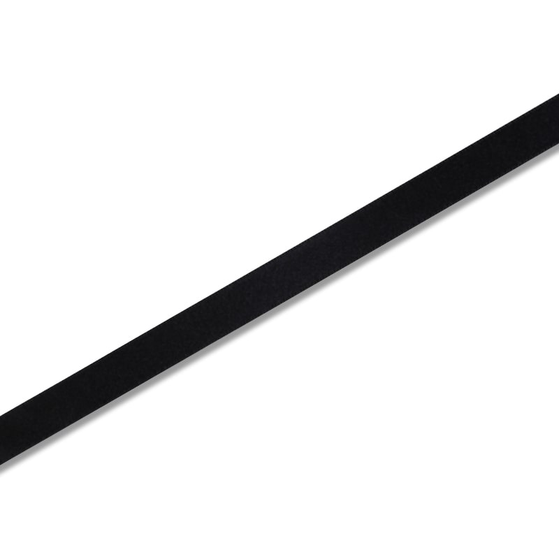 HEIKO シングルサテンリボン 12mm幅×20m 黒 1巻