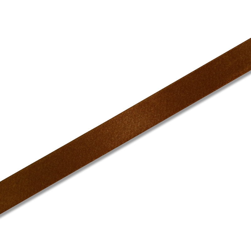 HEIKO シングルサテンリボン 18mm幅×20m ココア 1巻