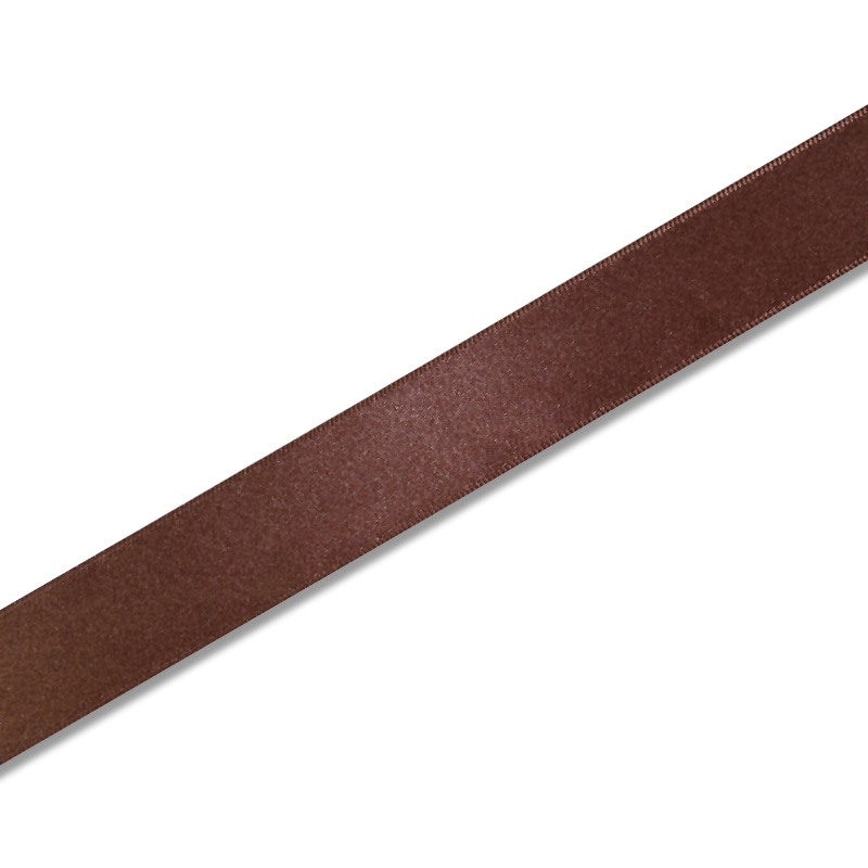 HEIKO シングルサテンリボン 24mm幅×20m ココア 1巻