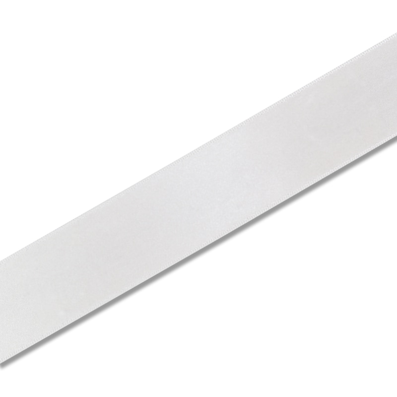 HEIKO シングルサテンリボン 36mm幅×20m 白 1巻