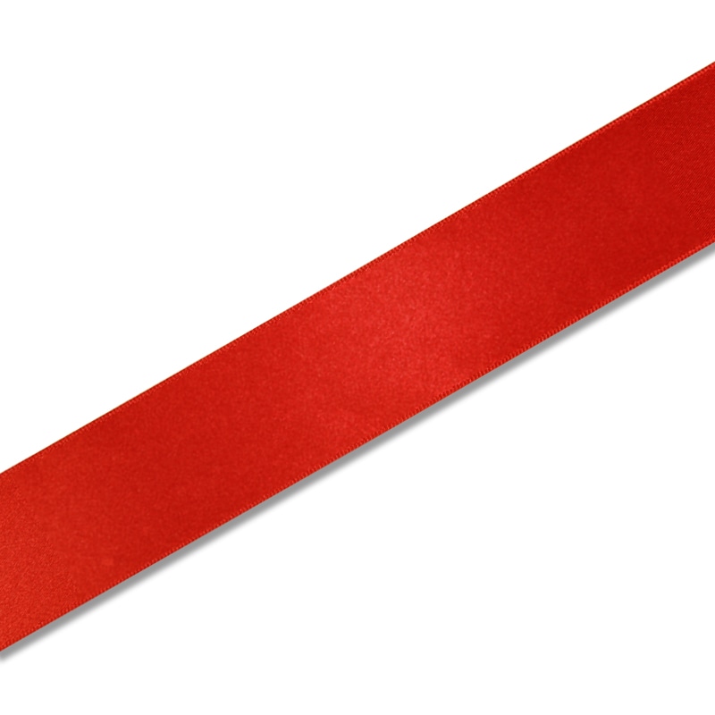 HEIKO シングルサテンリボン 36mm幅×20m 朱色 1巻