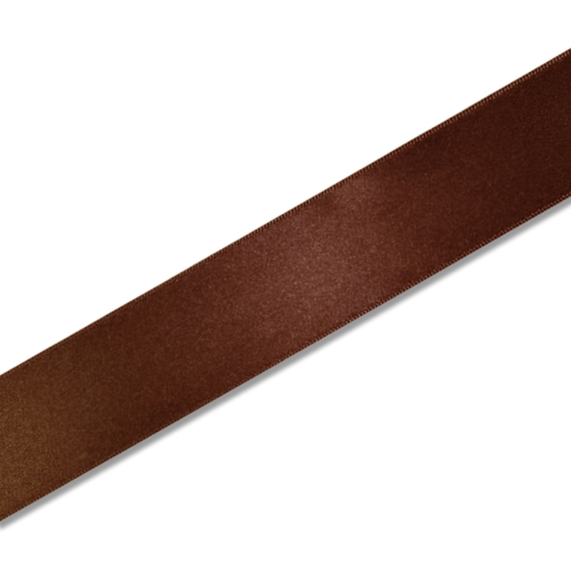 HEIKO シングルサテンリボン 36mm幅×20m ココア 1巻