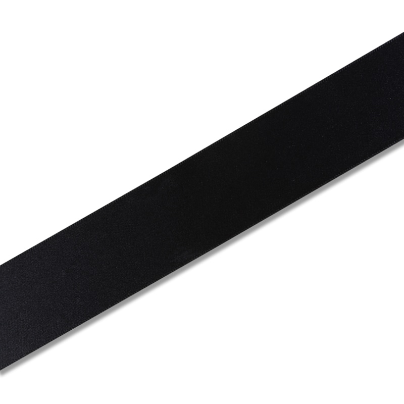 HEIKO シングルサテンリボン 36mm幅×20m 黒 1巻