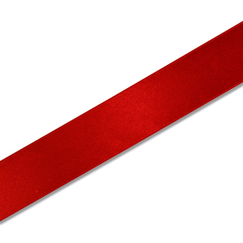 HEIKO シングルサテンリボン 36mm幅×20m X赤 1巻