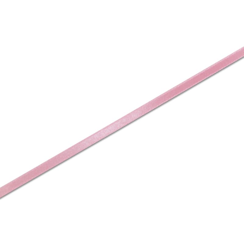 HEIKO シングルサテンリボン 6mm幅×20m 桃 1巻