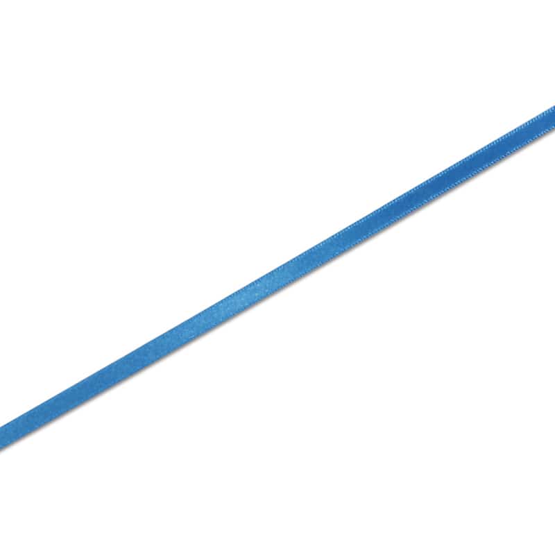 HEIKO シングルサテンリボン 6mm幅×20m Rブルー 1巻