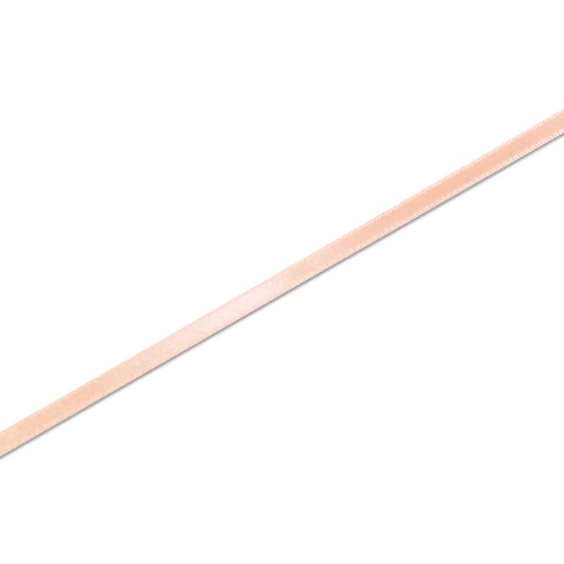 HEIKO シングルサテンリボン 6mm幅×20m サーモン 1巻