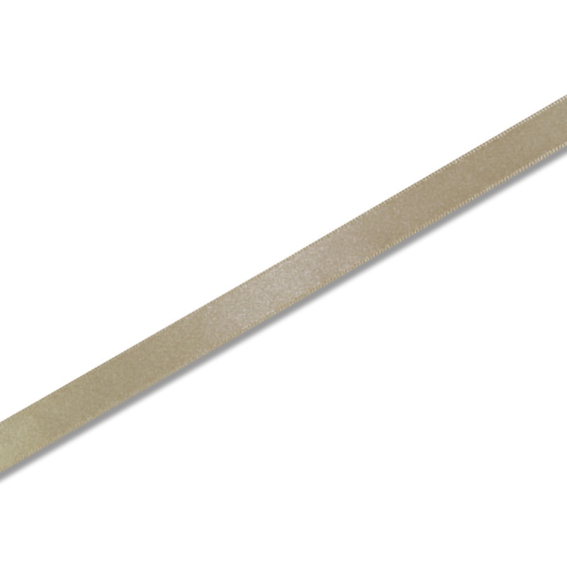 HEIKO シングルサテンリボン 12mm幅×20m 金茶 1巻