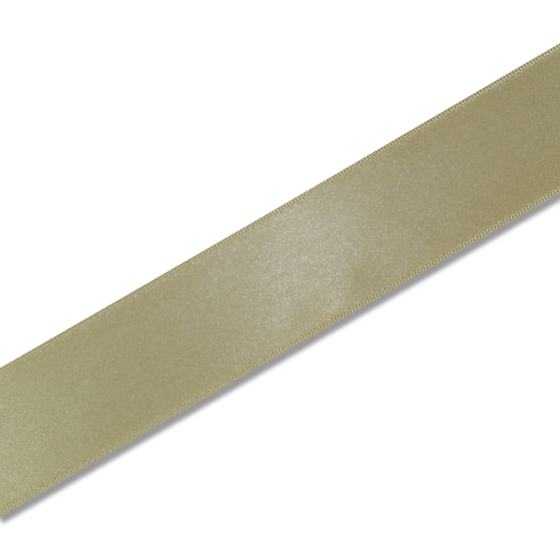 HEIKO シングルサテンリボン 36mm幅×20m 金茶 1巻