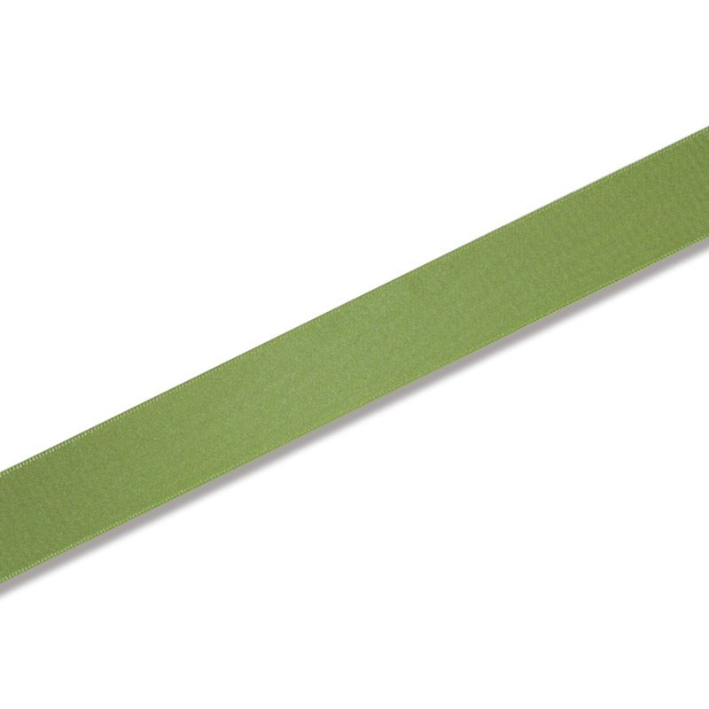 HEIKO シングルサテンリボン 24mm幅×20m オリーブ 1巻