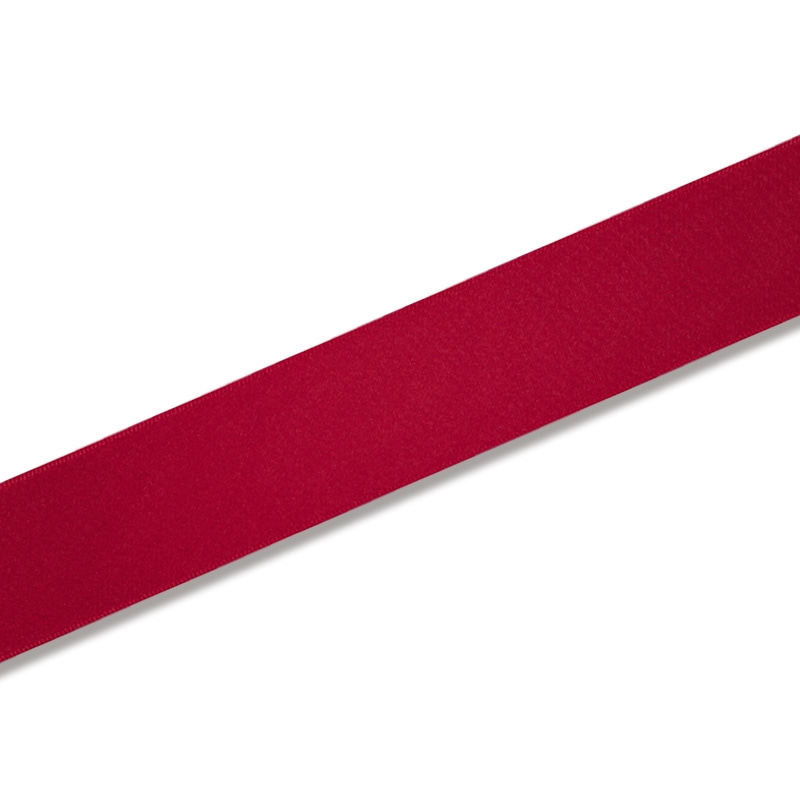 HEIKO シングルサテンリボン 36mm幅×20m 濃赤 1巻