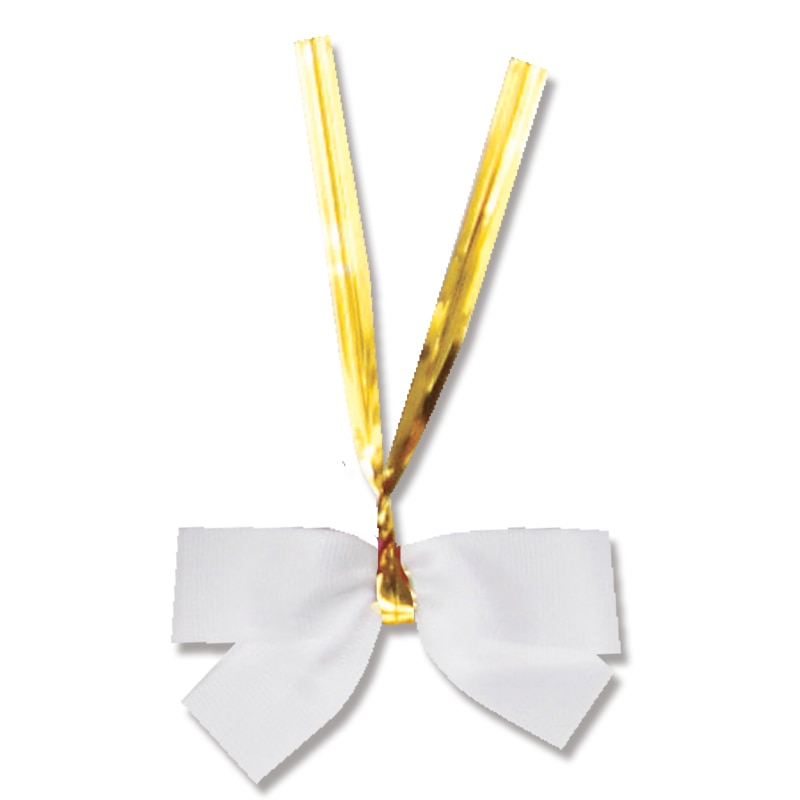 HEIKO クイックリボン 約50mm幅×60mm(リボン巾12mm) 白 20個/束