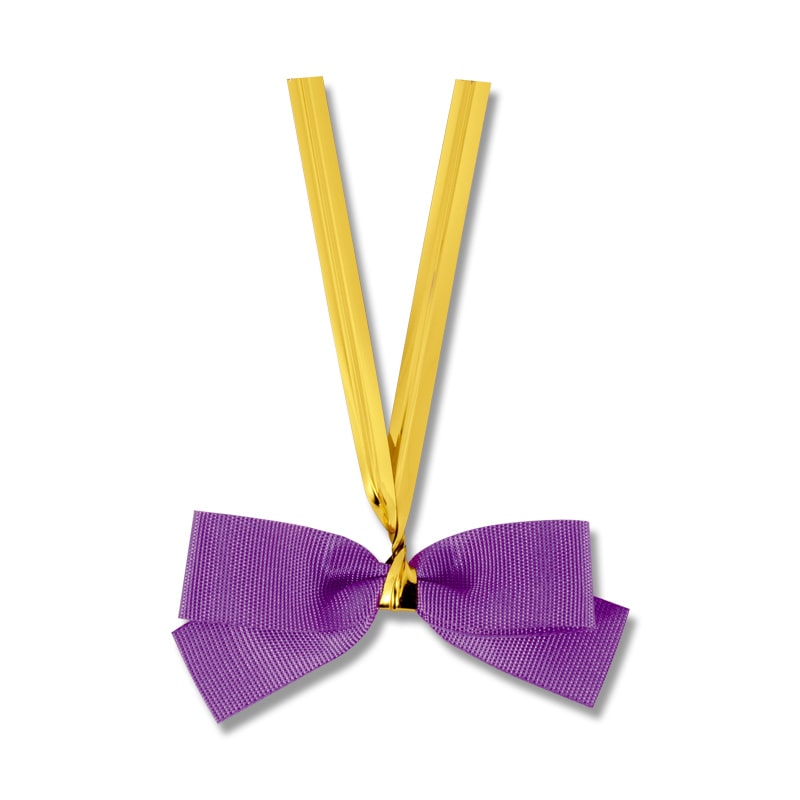 HEIKO クイックリボン 約50mm幅×60mm(リボン巾12mm) 桔梗 20個/束