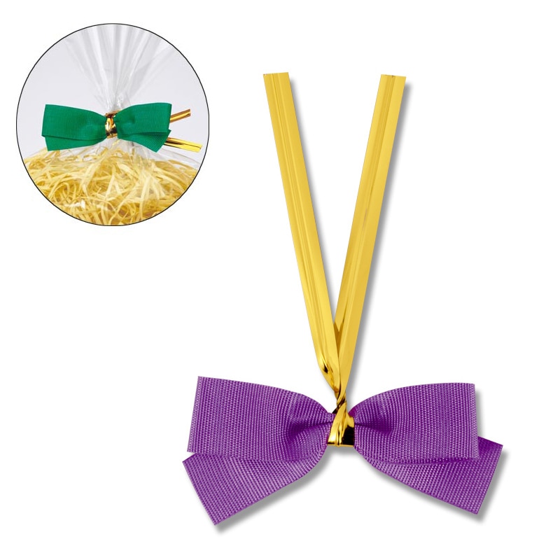 HEIKO クイックリボン 約50mm幅×60mm(リボン巾12mm) 桔梗 20個/束