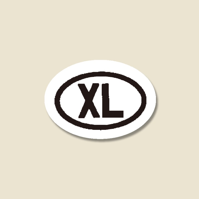 HEIKO タックラベル(シール) No.385 サイズ表示「XL」 12×17mm 546片/束