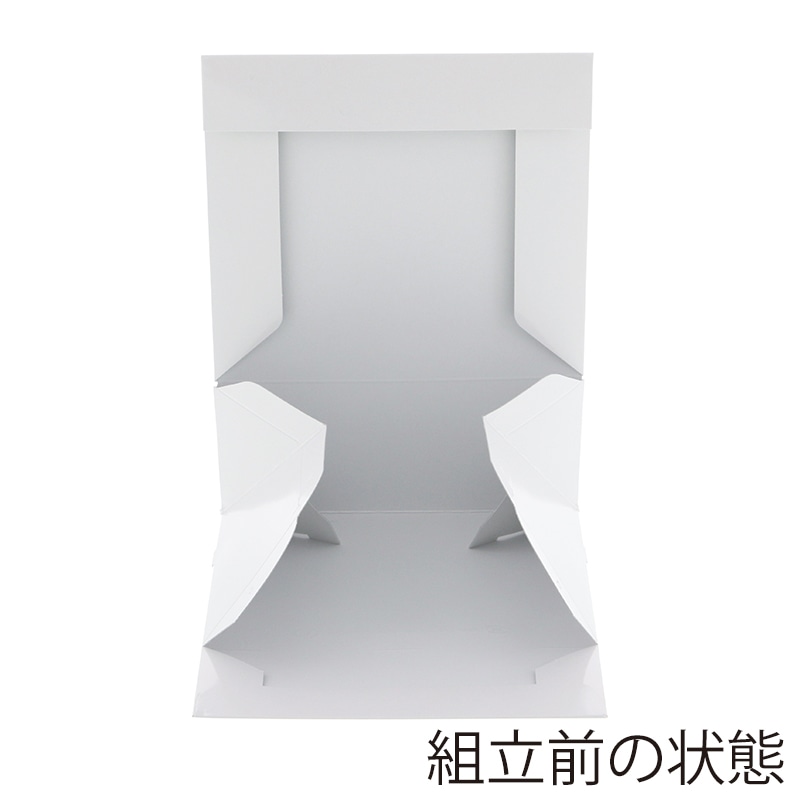 ケーキ箱 PC-カラー65 4号 ホワイト 10枚/袋