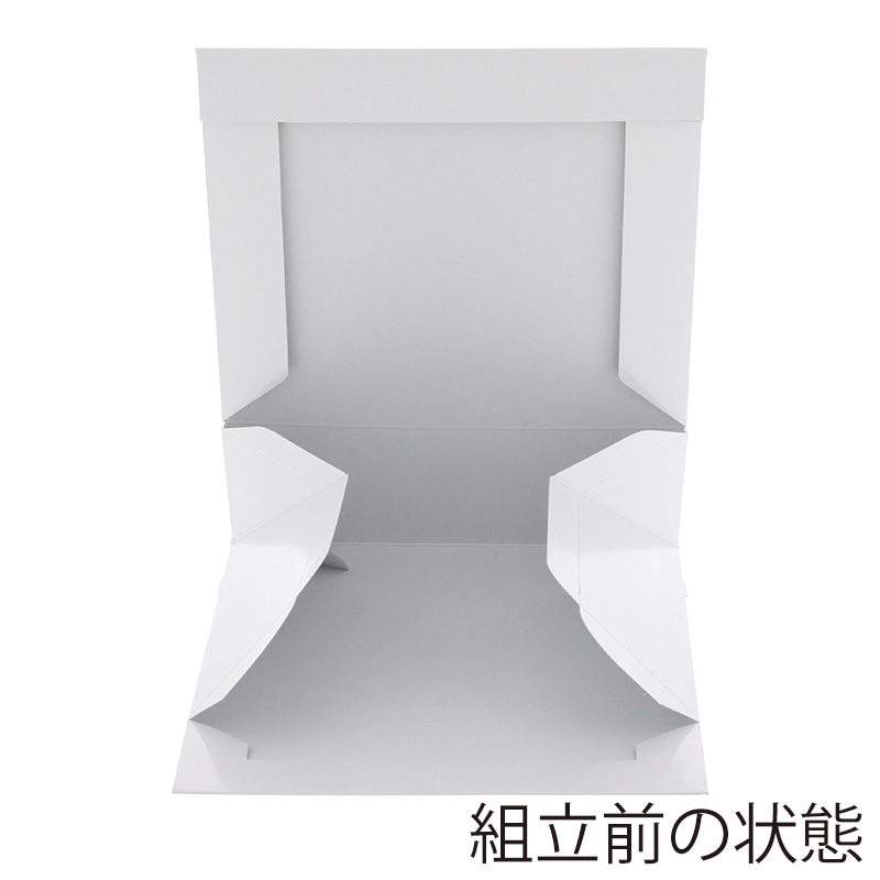 ケーキ箱 PC-カラー65 5号 ホワイト 10枚/袋