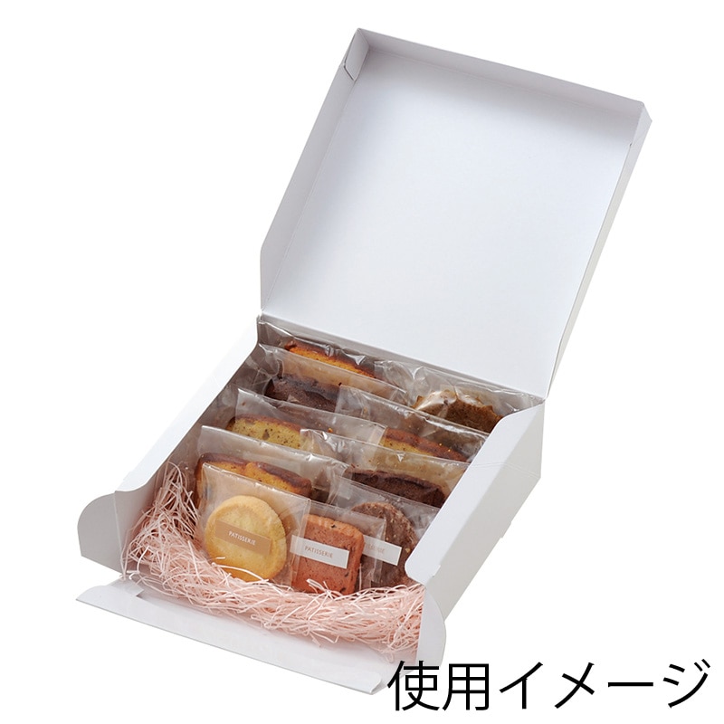 ケーキ箱 PC-カラー65 5号 ホワイト 10枚/袋