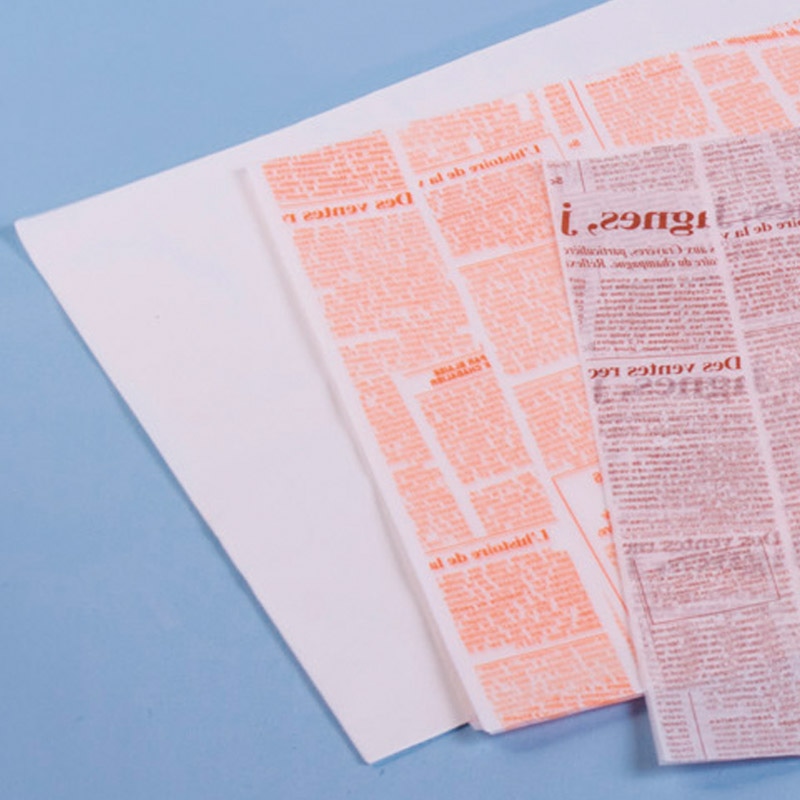 HEIKO グラシン紙 8才 ニュースレター オレンジ 500枚/袋