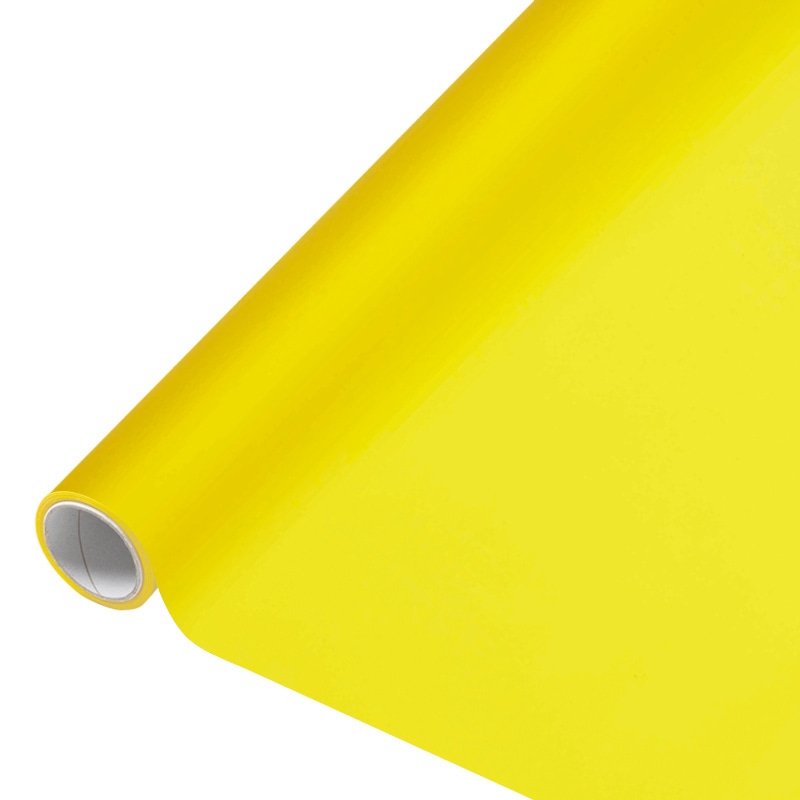 >HEIKO ラッピングペーパー レインボウラップ 06 イエロー 1本