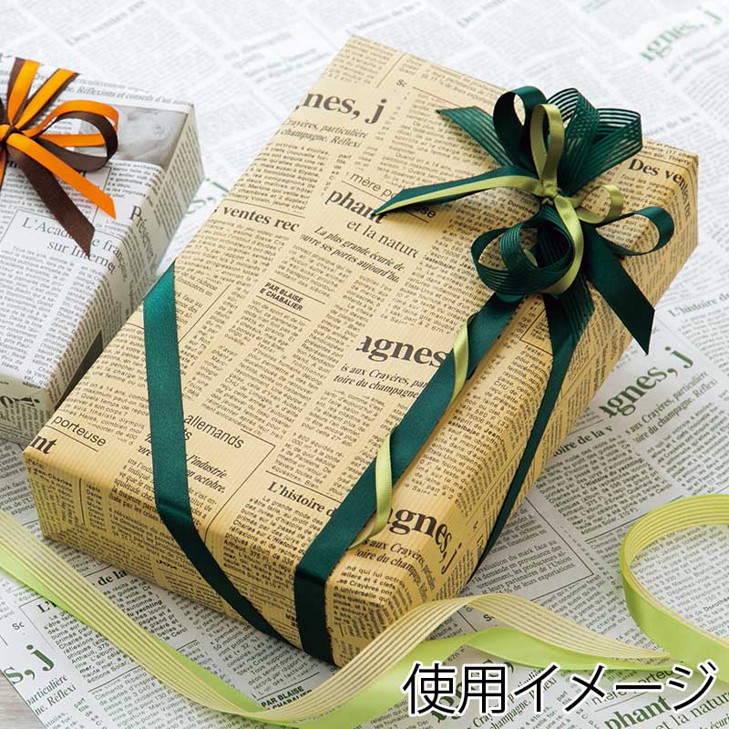 HEIKO 包装紙 半才 筋入ニュースレター 100枚/袋