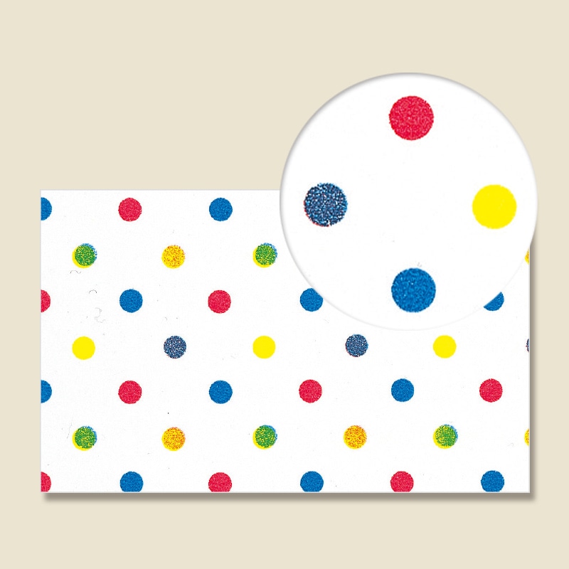 HEIKO 包装紙 半才 水玉F 100枚/袋