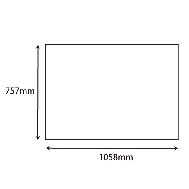 HEIKO 包装紙 全判 マドンナリリー 銀 100枚/袋