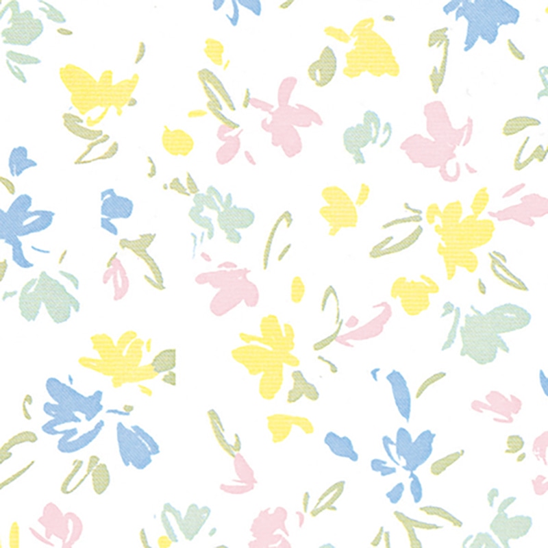 HEIKO 包装紙 全判 ペールフラワー 100枚/袋