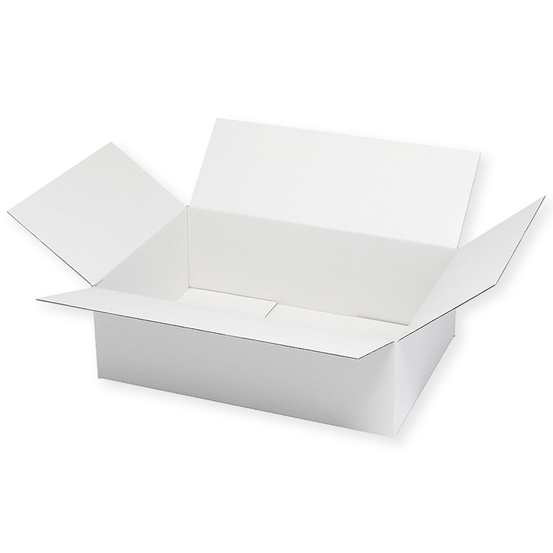 HEIKO 箱 ダンボール B4用-120 スリム 白無地 20枚/箱