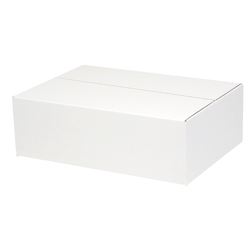 HEIKO 箱 ダンボール B4用-120 スリム 白無地 20枚/箱