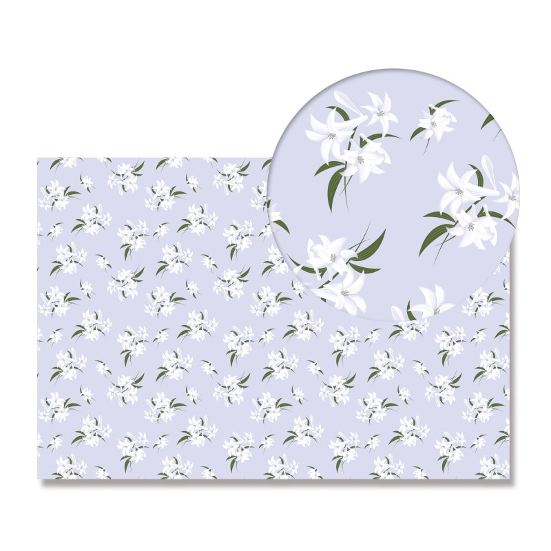 HEIKO 包装紙 全判 ユリ 50枚/袋