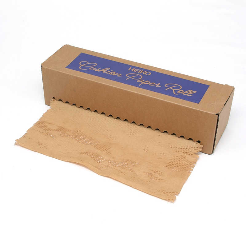 HEIKO 緩衝材 クッションペーパーロール什器セット 500mm×50m クラフト 1箱