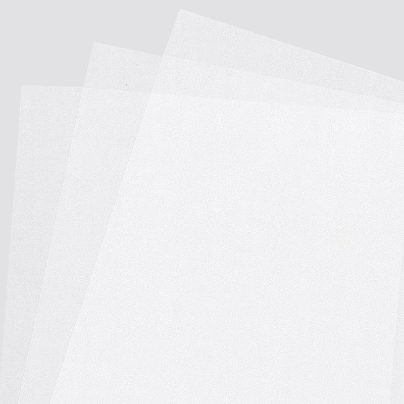 HEIKO グラシン紙 4才 白無地 500枚/袋