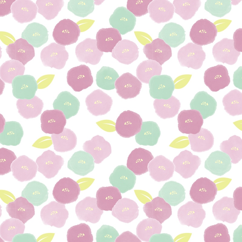 HEIKO ギフト包装紙 半才 なごみつばき 50枚/袋