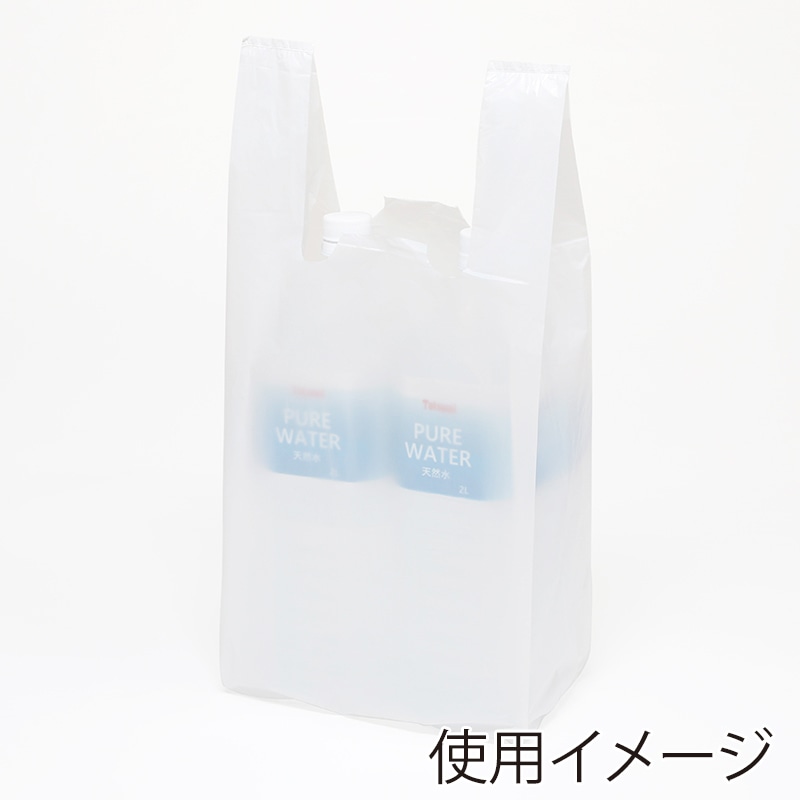 HEIKO レジ袋 EFハンド ハンガータイプ Mロング 100枚/袋