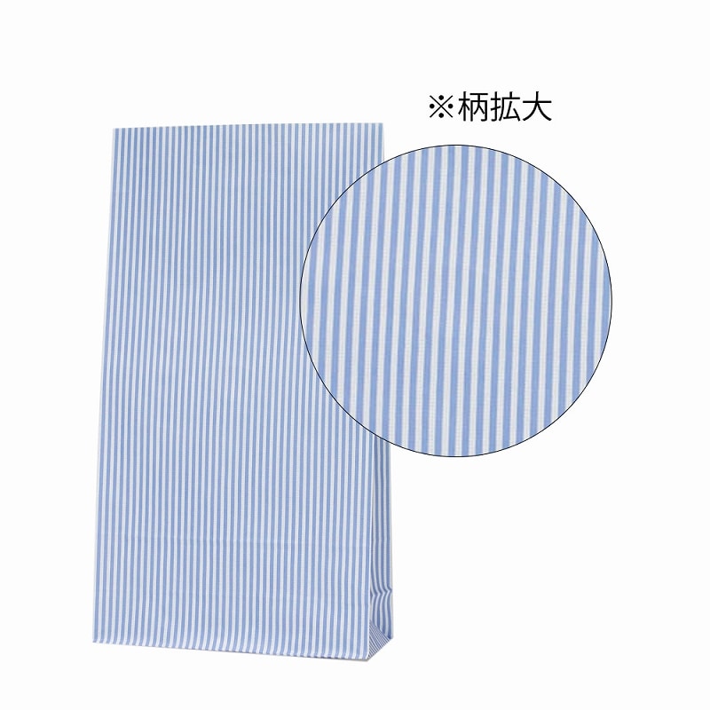 HEIKO 角底袋 ファンシーバッグ 4才 モノストライプ B 100枚/袋