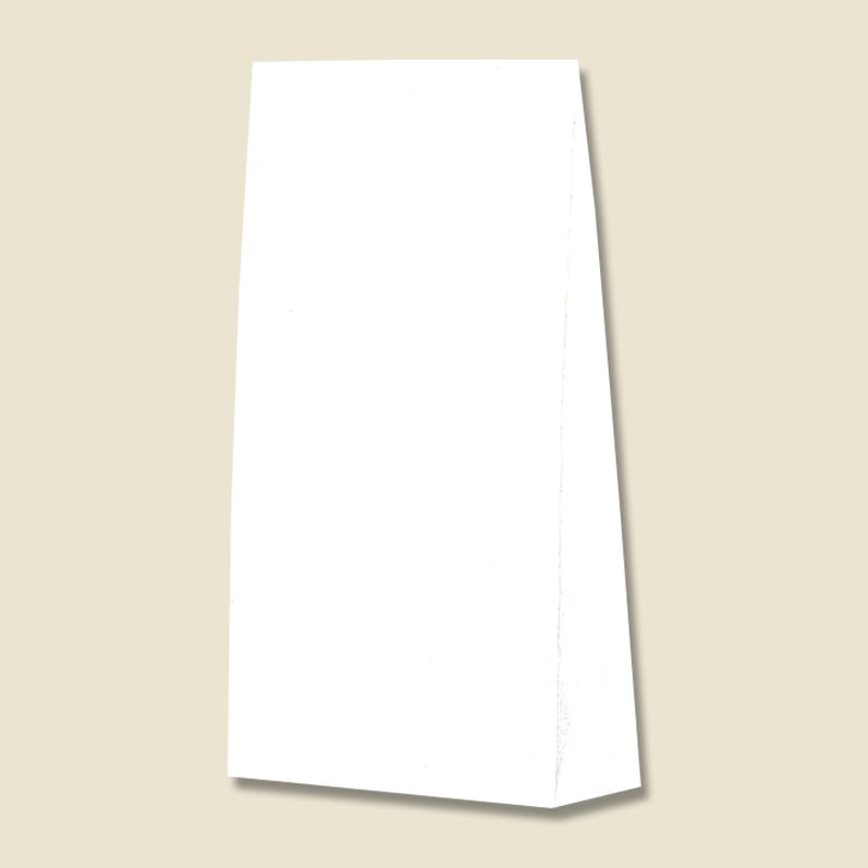 HEIKO 角底袋 ファンシーバッグ 4才 白無地 100枚/袋