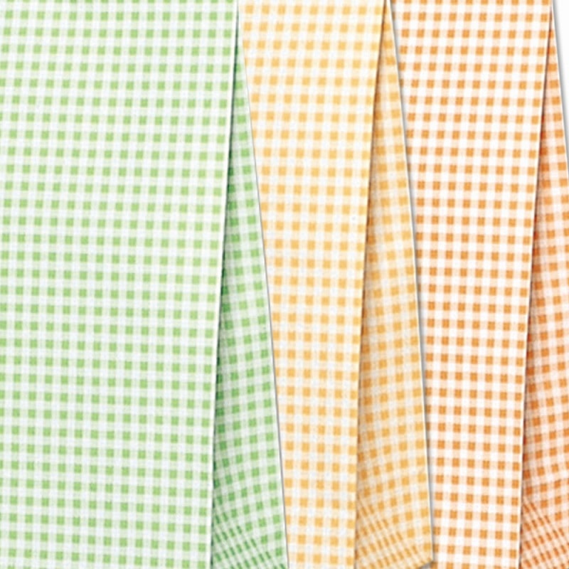 HEIKO 角底袋 ファンシーバッグ K6 晒ギンガム2 LG 50枚/袋