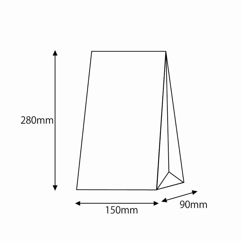 HEIKO 角底袋 ファンシーバッグ K6 スリムレター P 50枚/袋