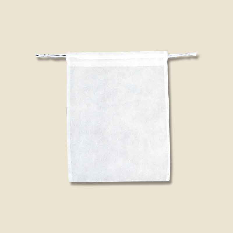 HEIKO 不織布巾着袋 Fバッグ Kシリーズ K25-33 薄口白 10枚/袋