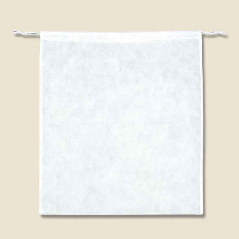 HEIKO 不織布巾着袋 Fバッグ Kシリーズ K53-60 薄口白 10枚/袋