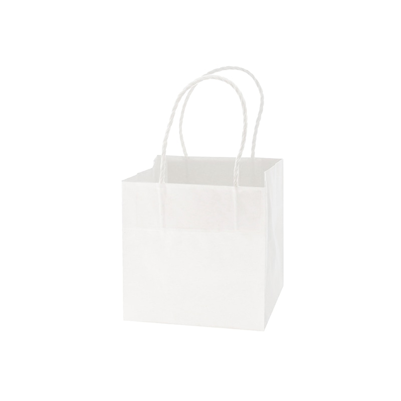 HEIKO 紙袋 Pスムースバッグ 18-18 白無地 25枚/袋