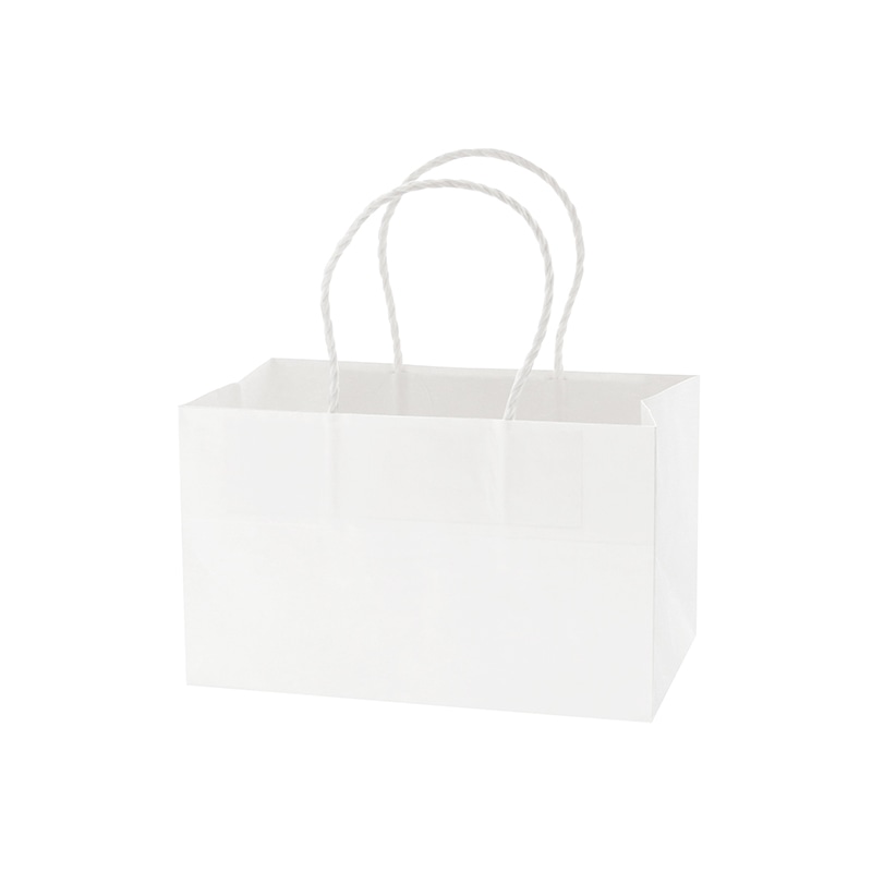 HEIKO 紙袋 Pスムースバッグ 25-15 白無地 25枚/袋